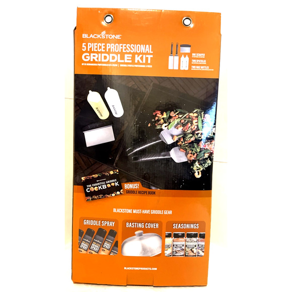 Blackstone Professional Stainless Steel Griddle Accessories Tool Kit 5 Piece NEW - Picture 3 of 7